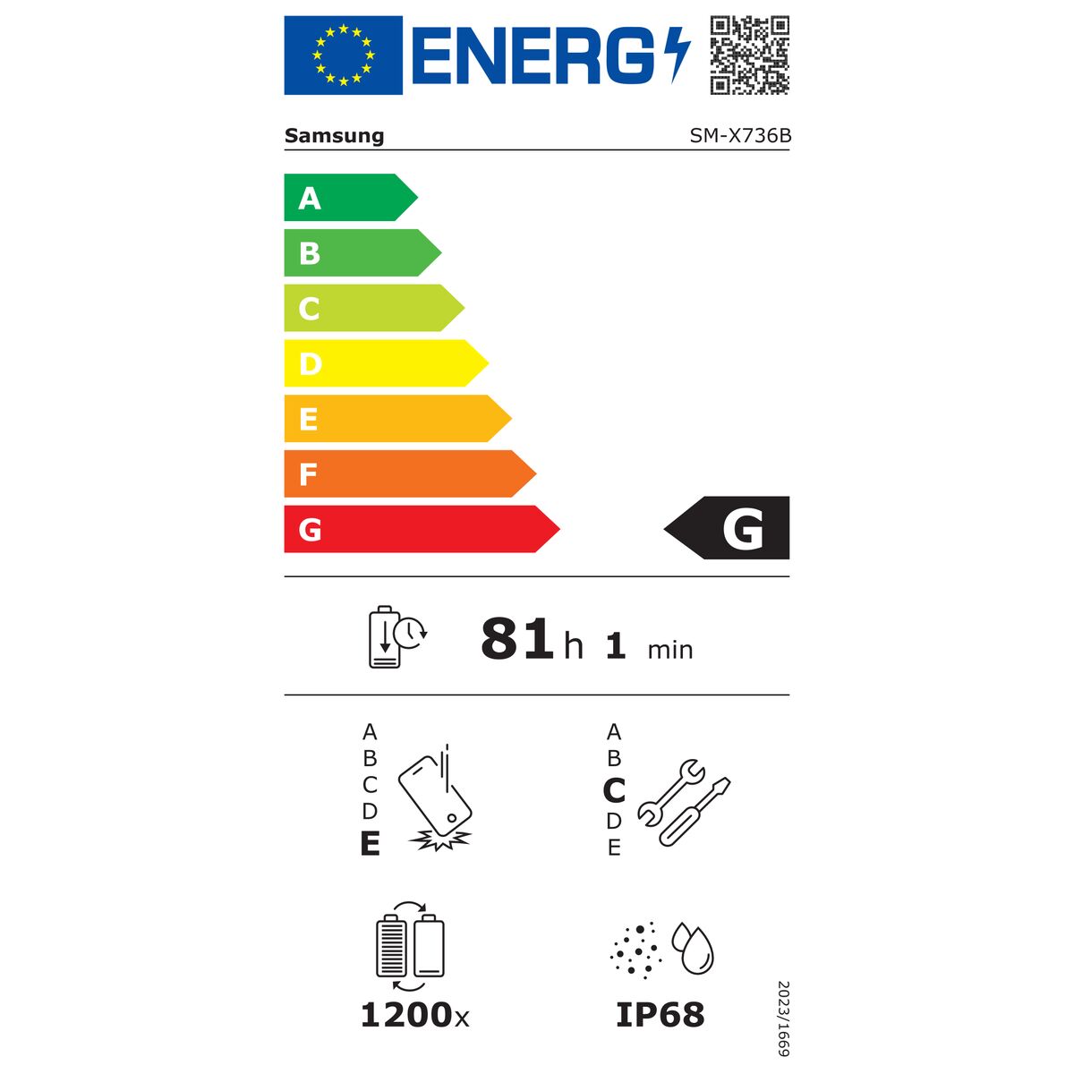 Tablette Samsung SM-X730NZAPEUB
