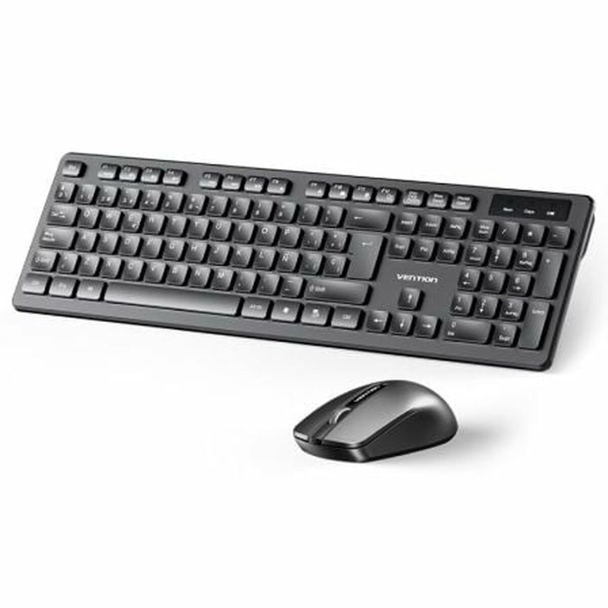 Clavier et souris sans fil numérique Vention KTDB0-ES Noir