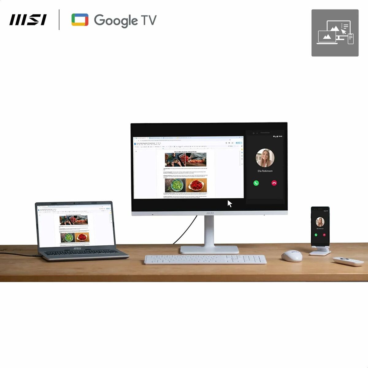 MSI Modern Monitor avec Google TV 27 pouces