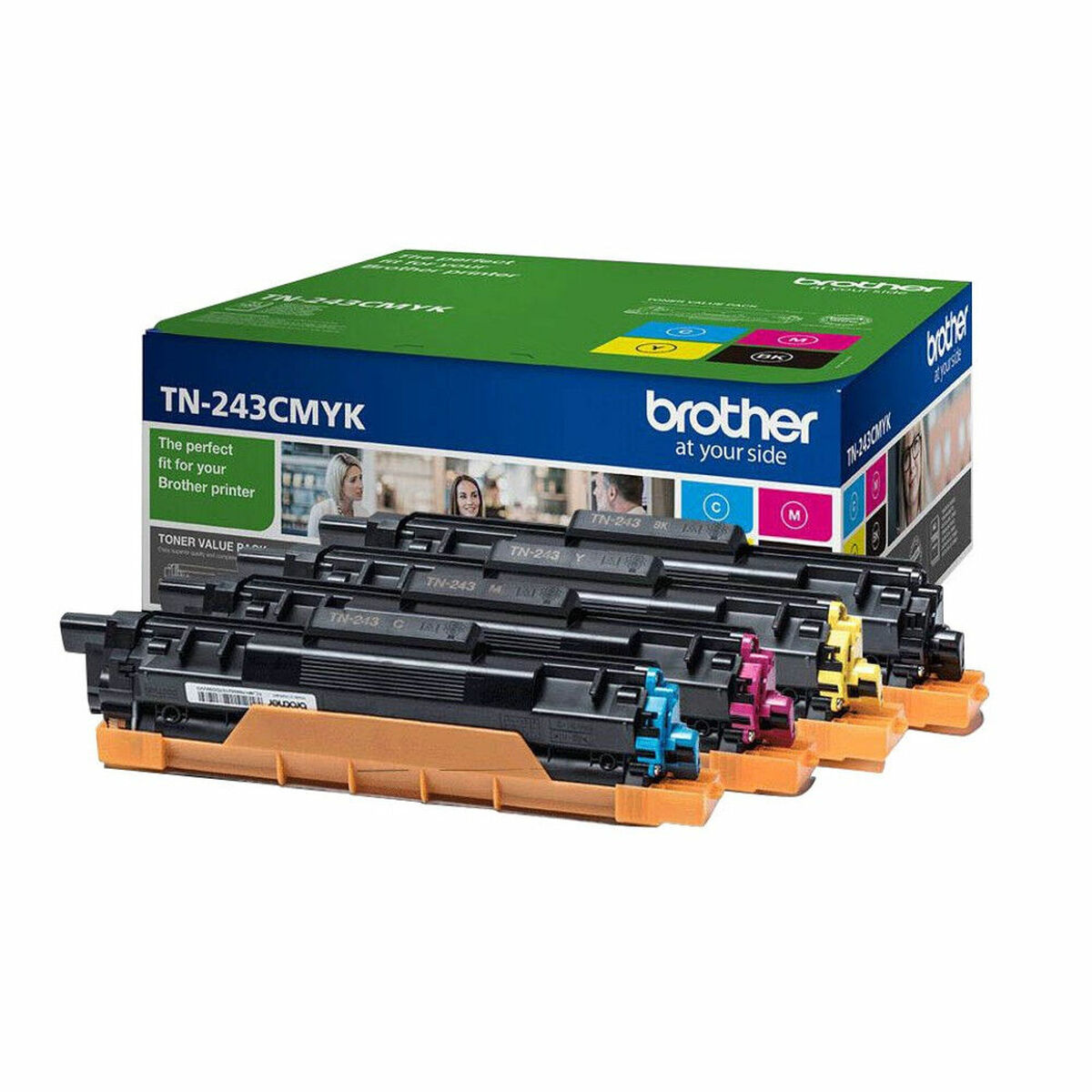 Cartouches de toner Brother TN-243CMYK Multicouleur