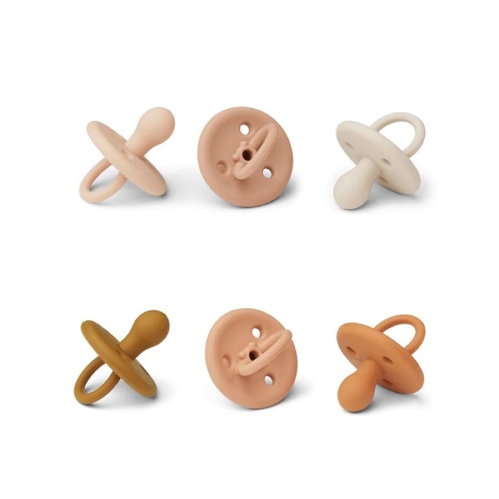 Liewood silikonių čiulptukų rinkinys (6vnt)