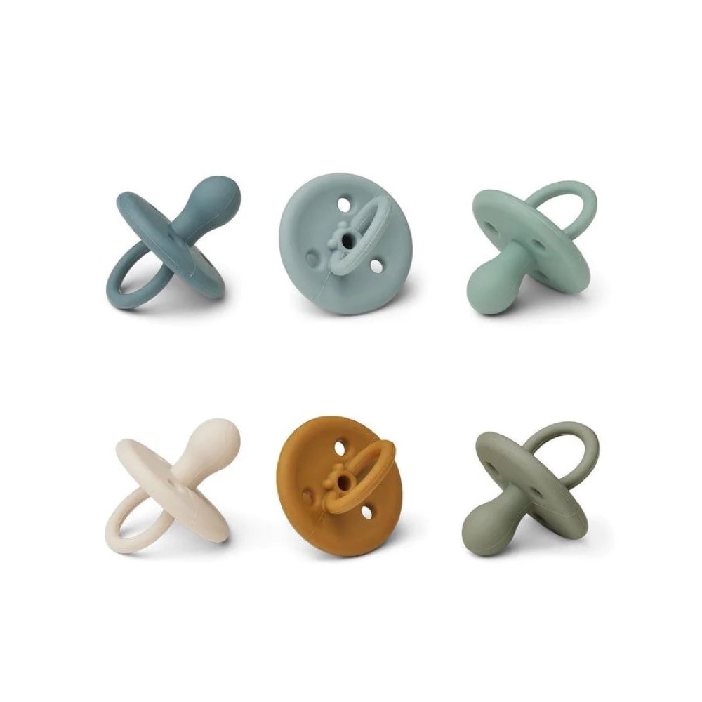 Liewood silikonių čiulptukų rinkinys (6vnt)