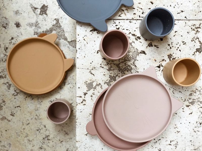 Liewood Olivia silikoninių lėkščių rinkinys (2 vnt)