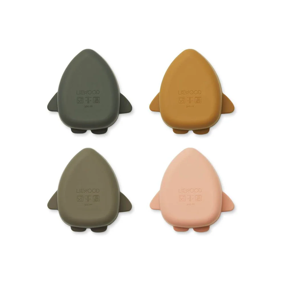 Liewood Iggy užkandžių indelių rinkinys (4 vnt) 