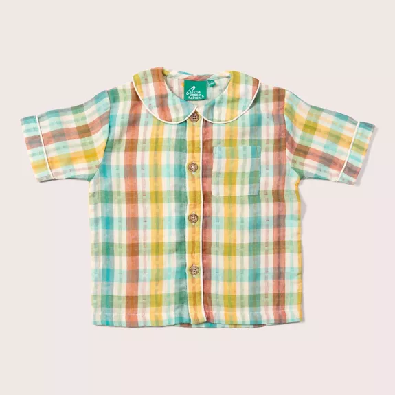 Little Green Radicals dviejų dalių pižama „Vaivorykštė“