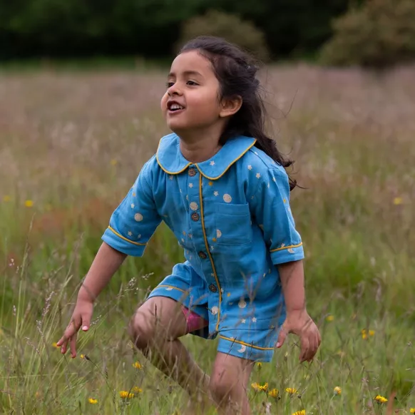 Little Green Radicals dviejų dalių pižama „Sutemos“