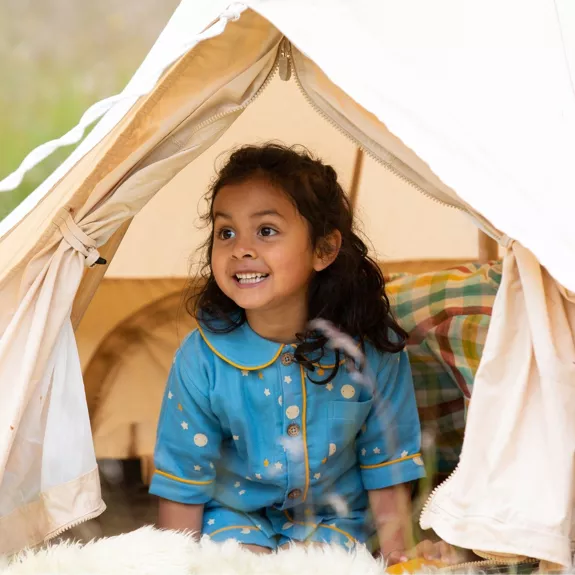 Little Green Radicals dviejų dalių pižama „Sutemos“