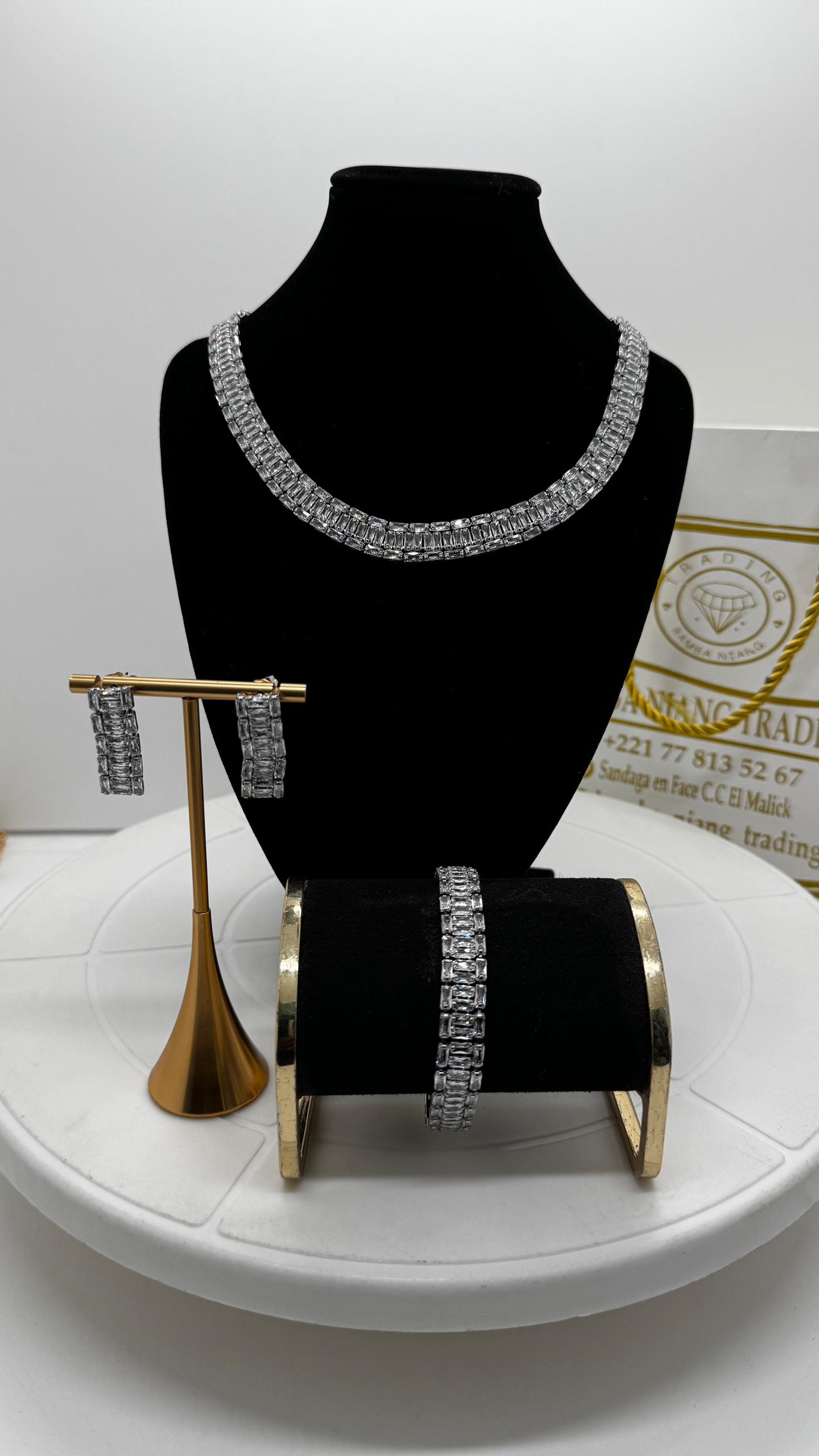 Set de bijoux en argent