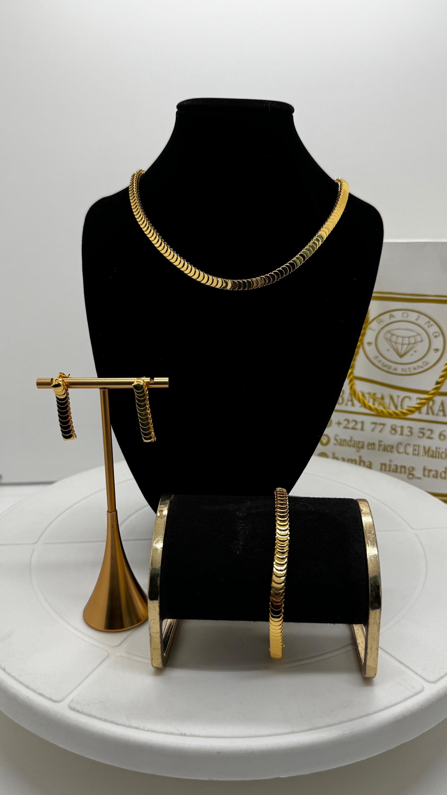 Ensemble de bijoux en or