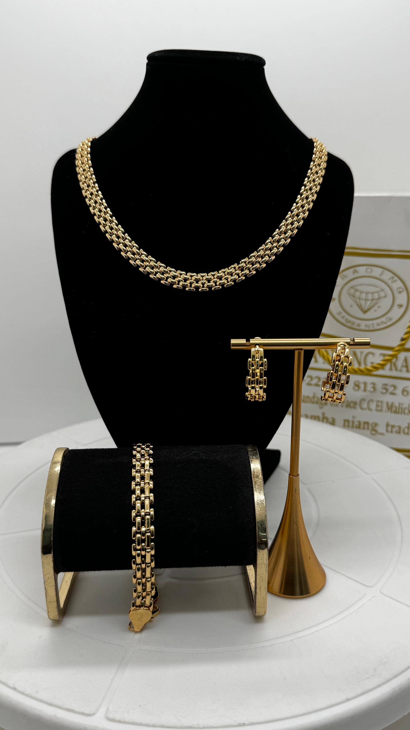 Parure de bijoux en or