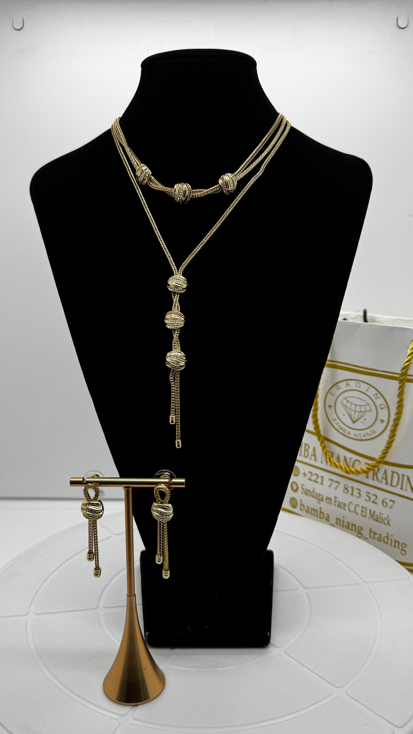 Parure de Bijoux en Or