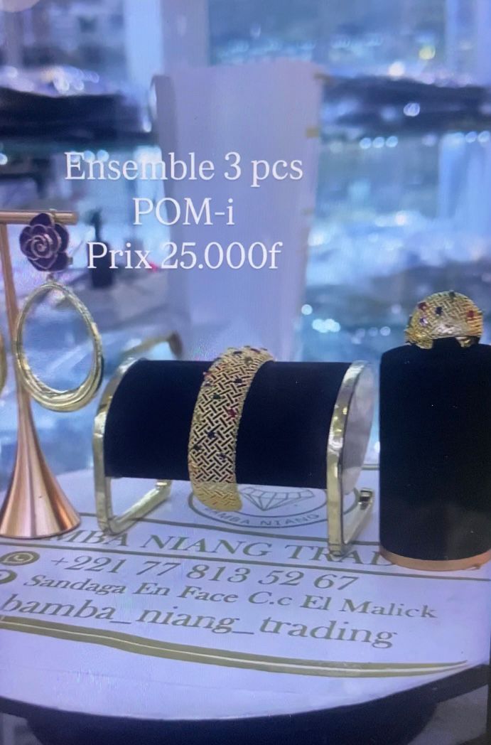 Ensemble de bijoux 3 pièces