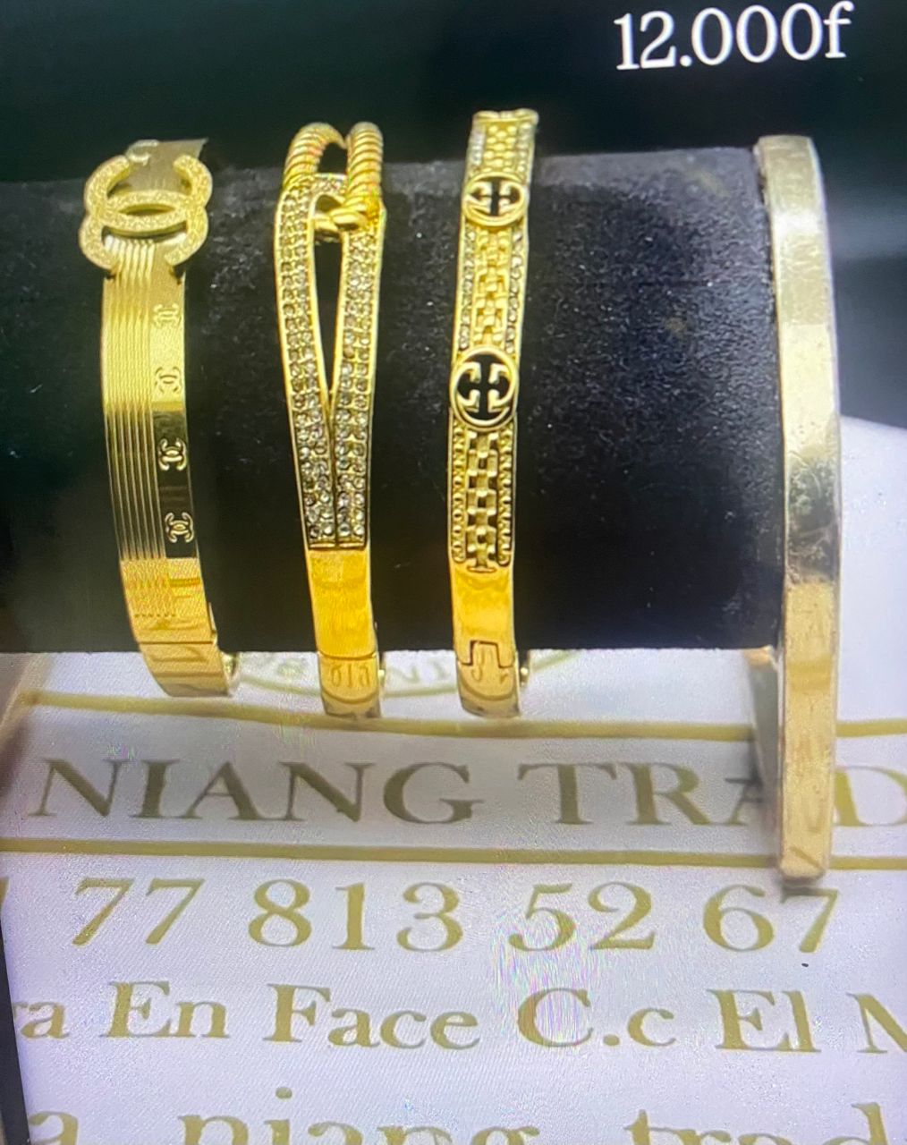 Bracelets en or élégants