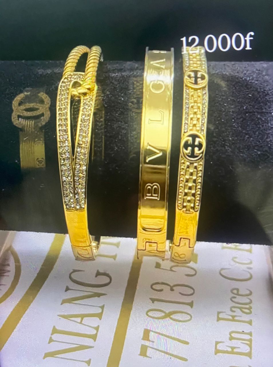 Bracelets en or élégants