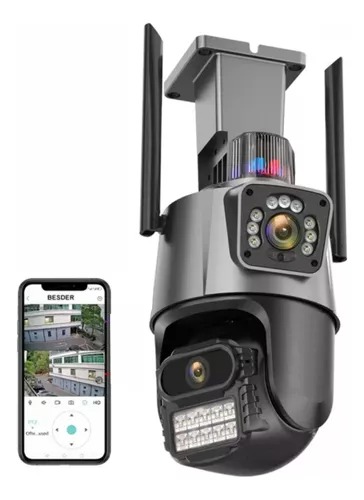Camara Seguridad Alarma Doble Sensor