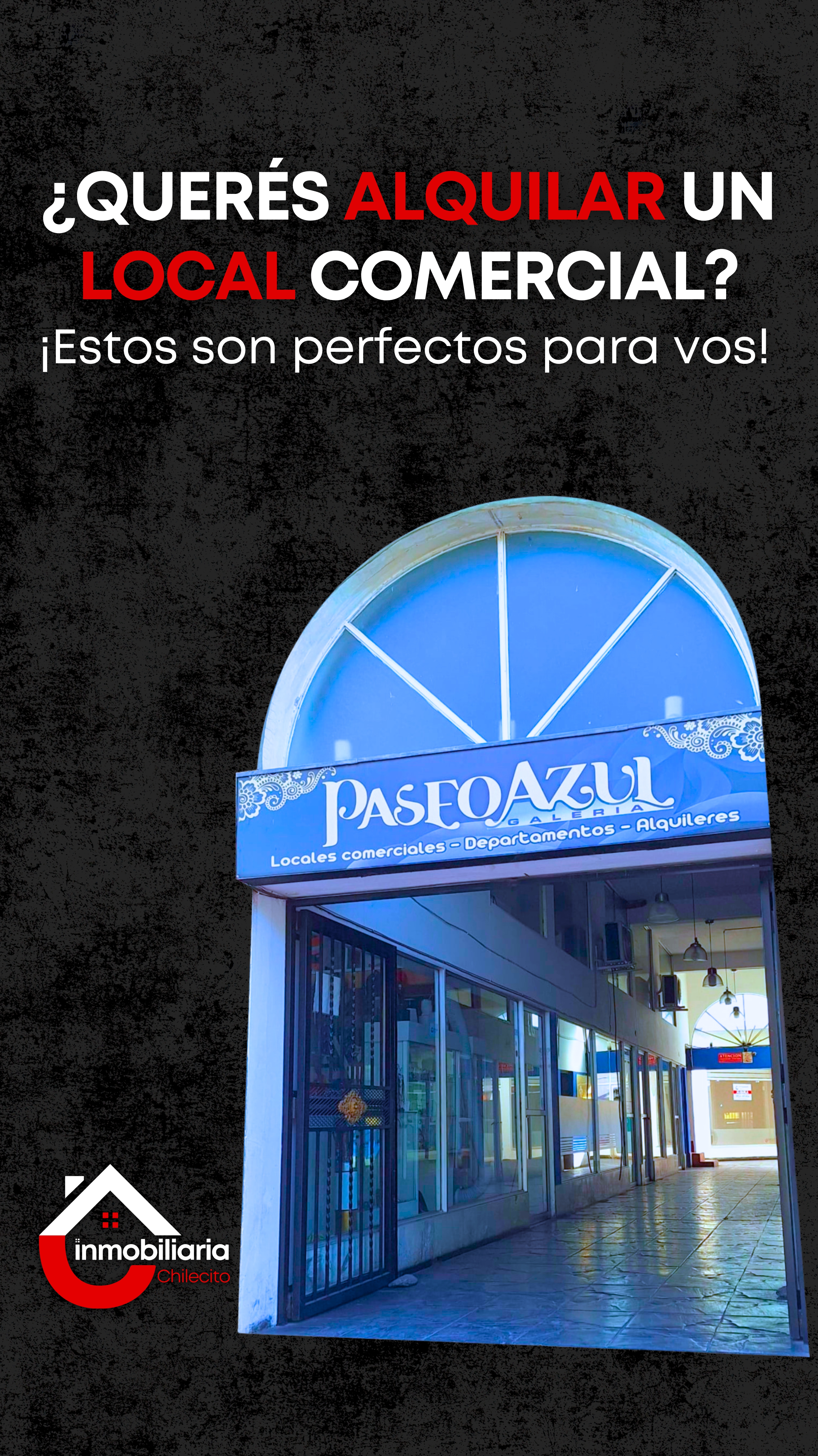 Alquiler Local Comercial - Paseo Azul - San Martin 70