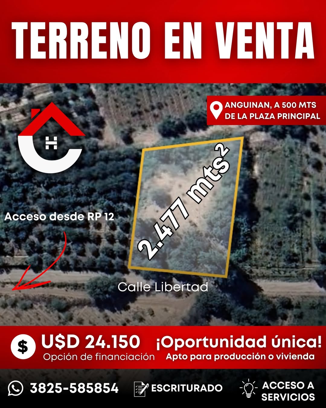 Terreno en Venta - Anguinán