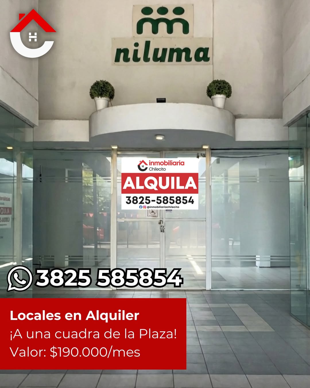 Locales Comerciales a una Cuadra de la Plaza Principal - Galería Niluma