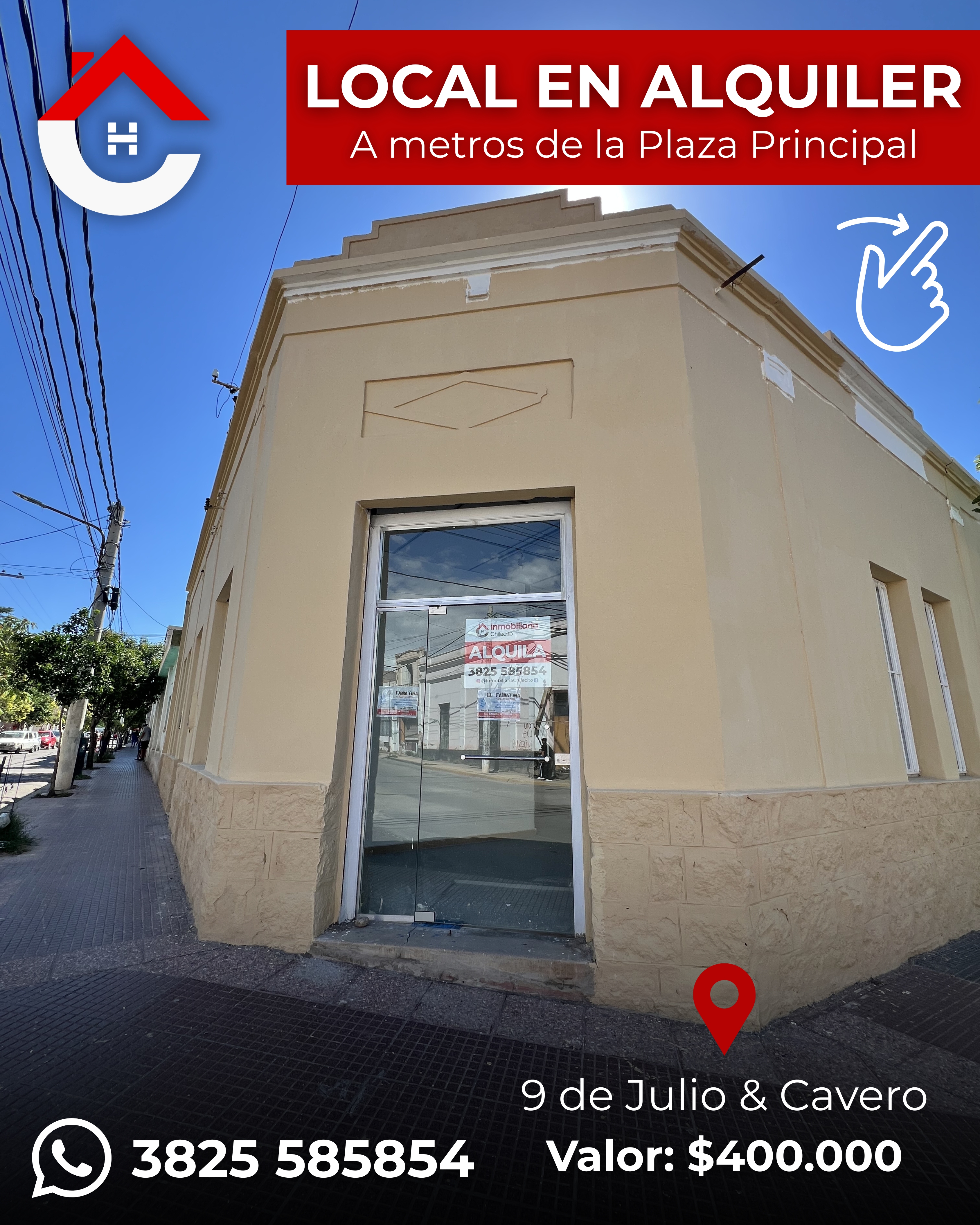 Local Comercial en Alquiler - 9 de Julio & Cavero