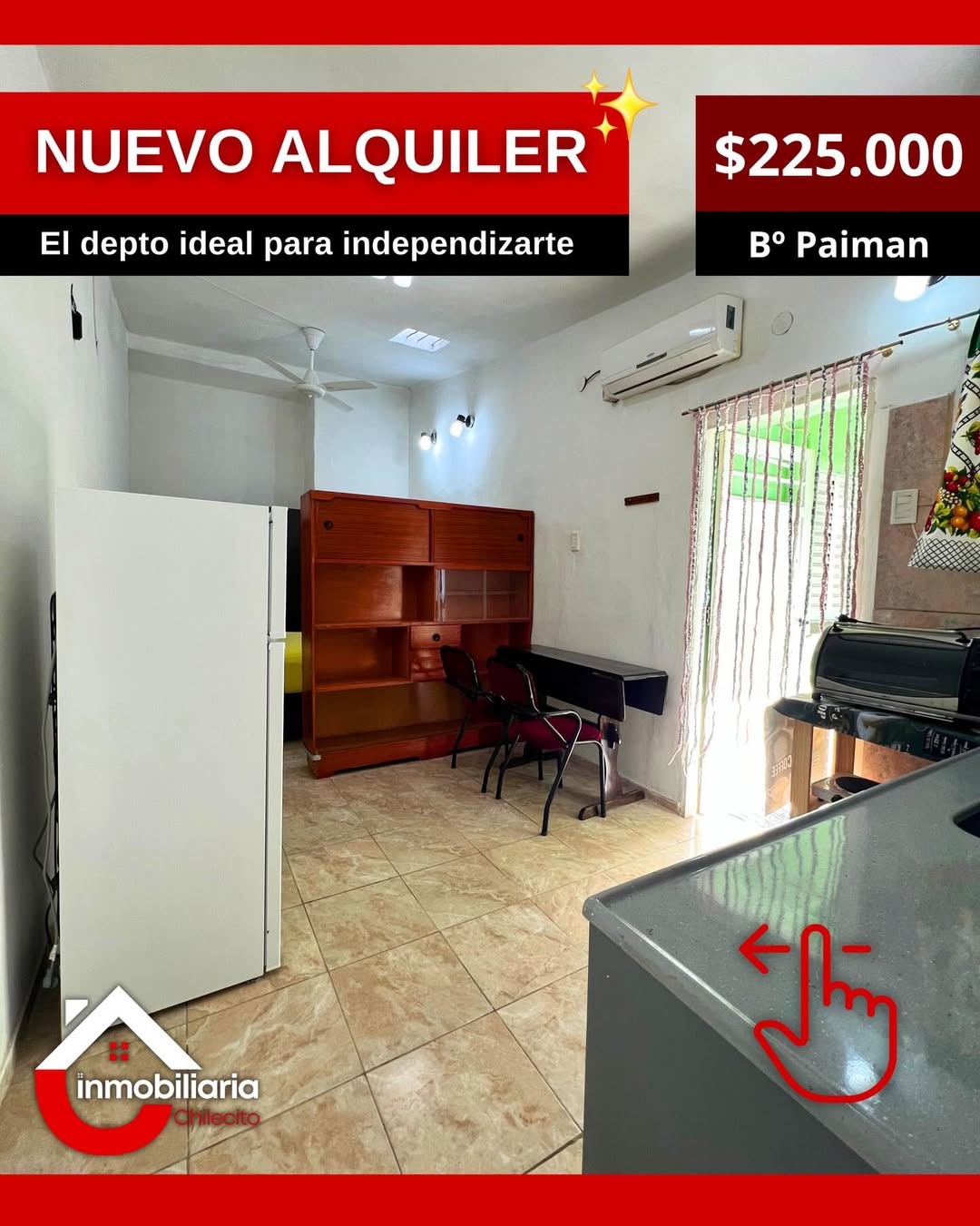 Monoambiente en Alquiler - Barrio Paiman, Venezuela 3900