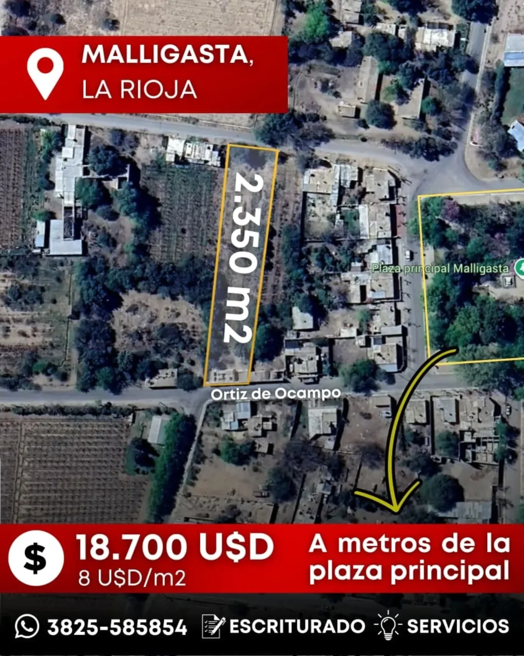 Terrenos en Venta - Malligasta