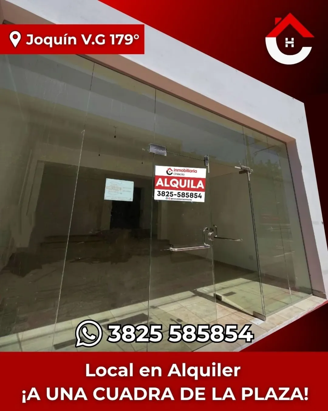 Local Comercial en Alquiler - Joaquín V. González 179 (¡A una cuadra de la Plaza!)