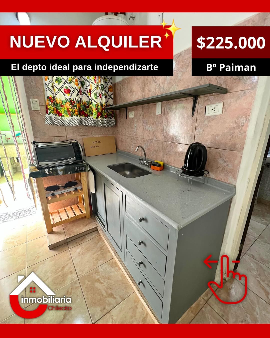 Monoambiente en Alquiler - Barrio Paiman, Venezuela 3900