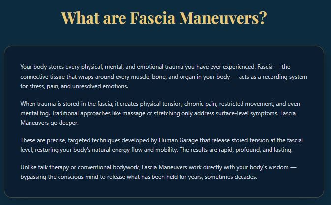 Fascia Maneuvers