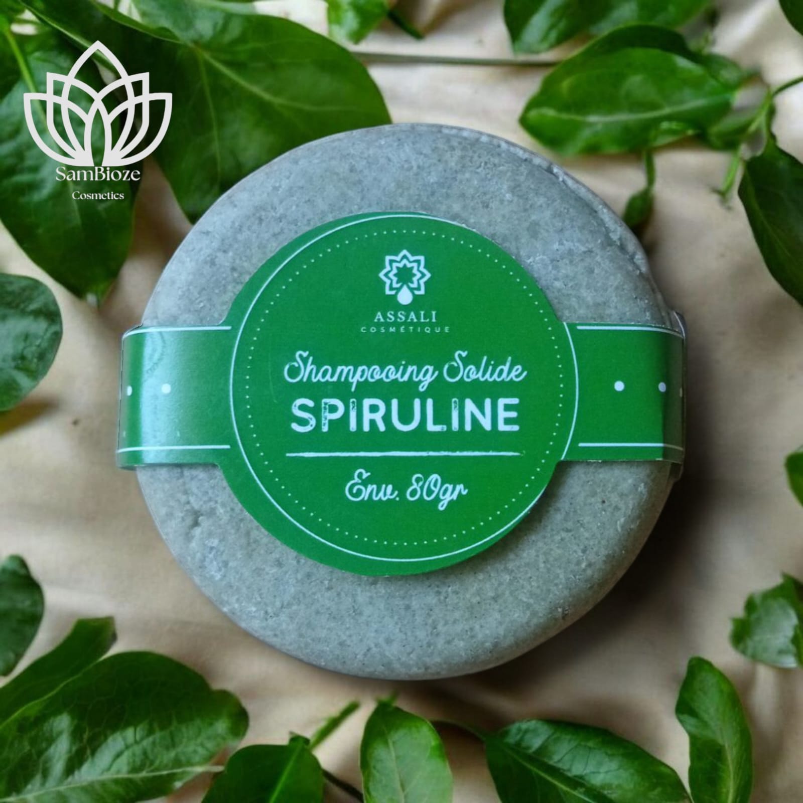 Shampoing Solide Spiruline 80g