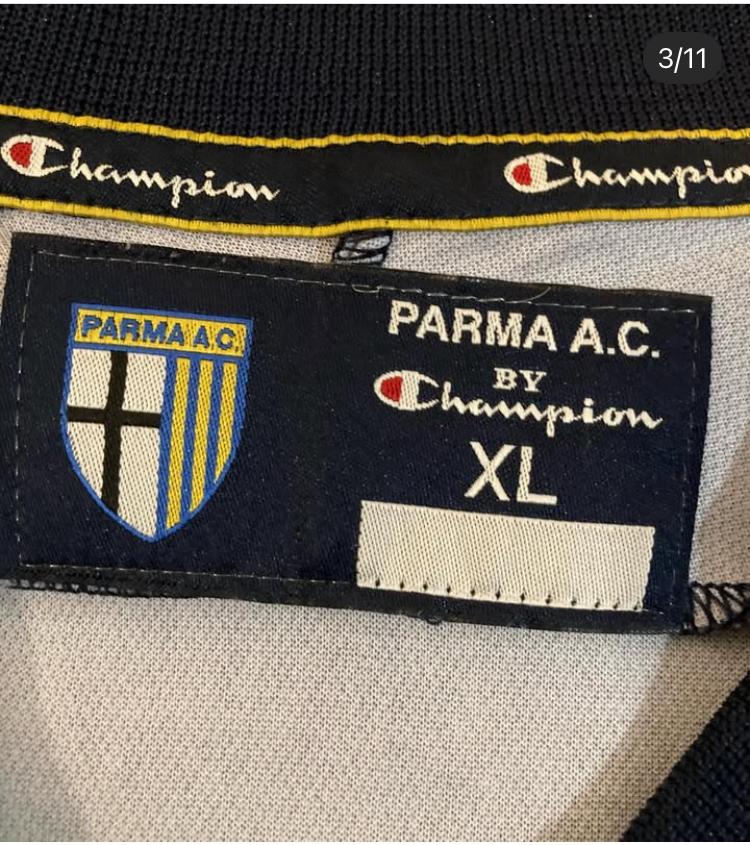 Parma 2001 Third Finale Cup Shirt (Signed)