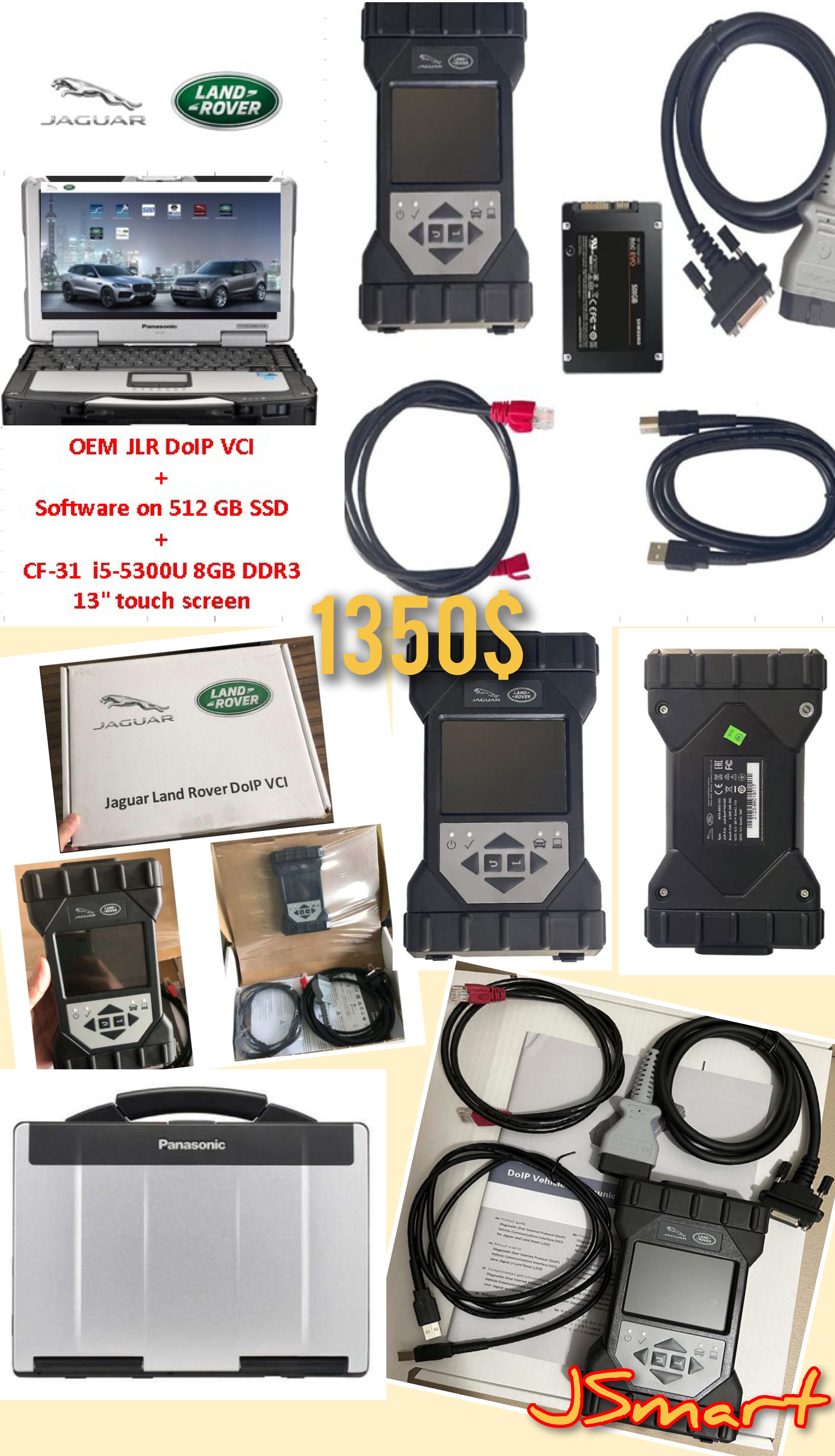 Jaguar Land Rover DoIP VCI Diagnostic Kit