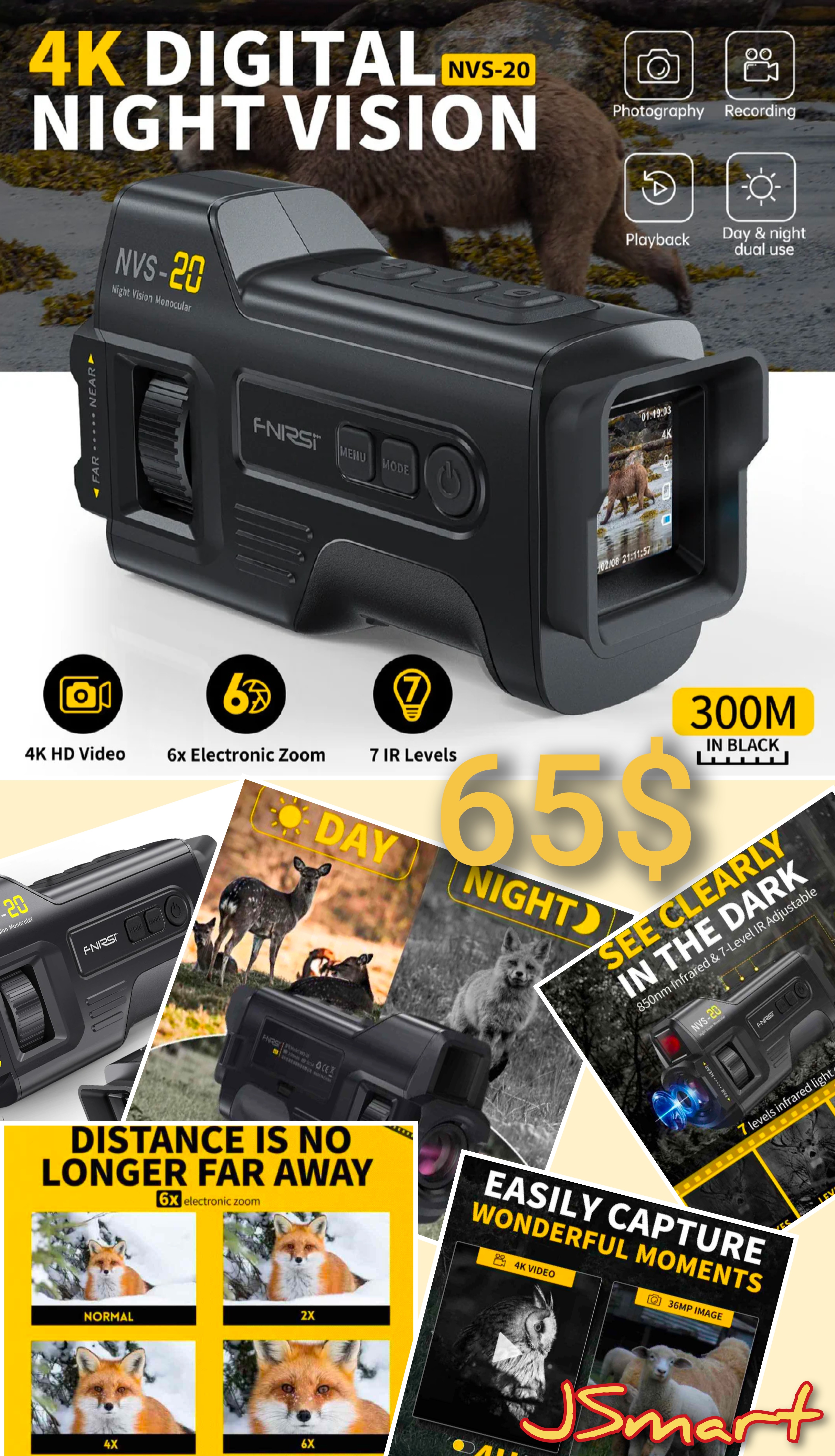 4K Digital Night Vision NVS-20