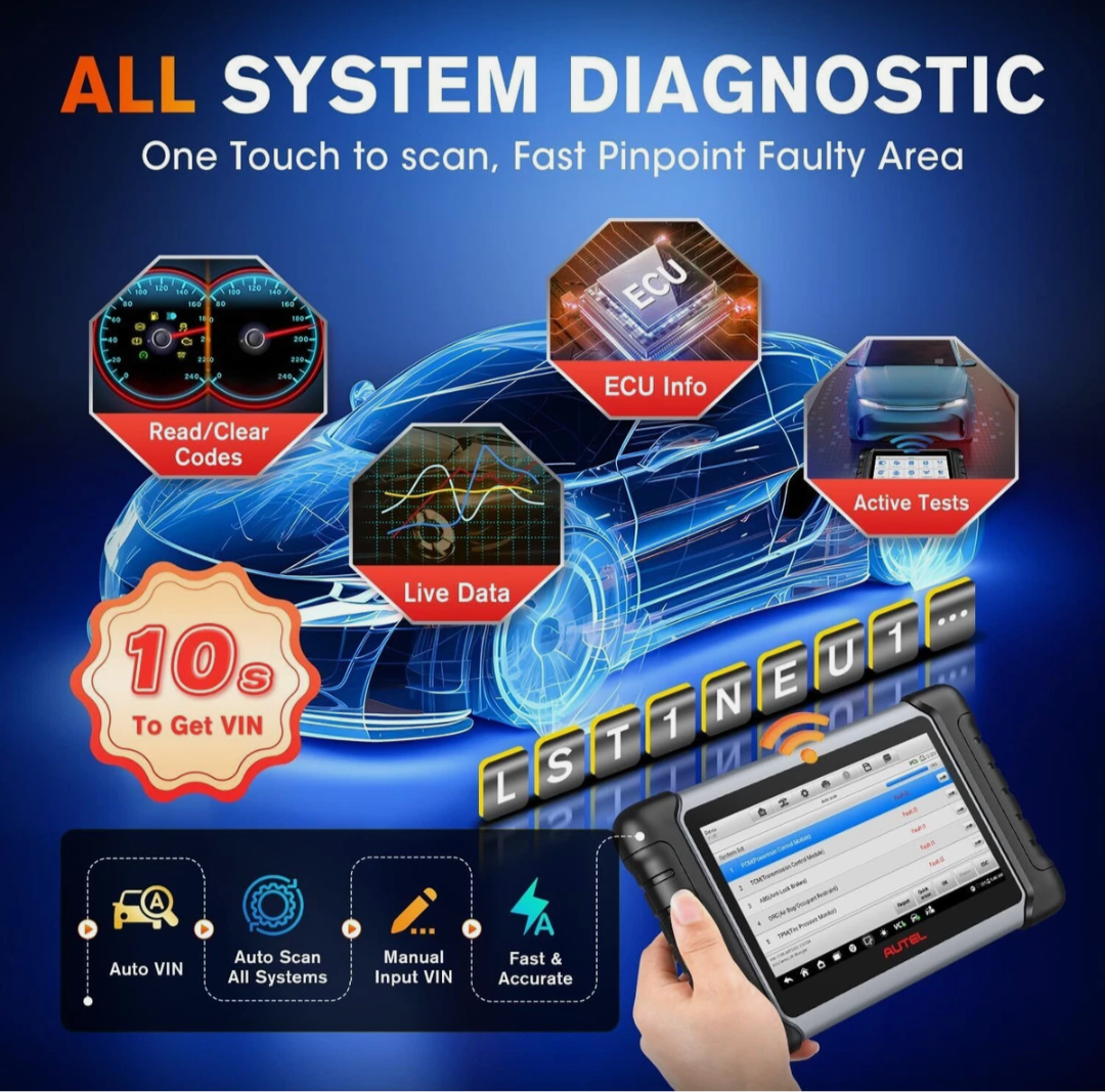 Autel MaxiCOM MK808BT PRO+ 2026 | Bidirectional Diagnostic Scanner | FCA AutoAuth
