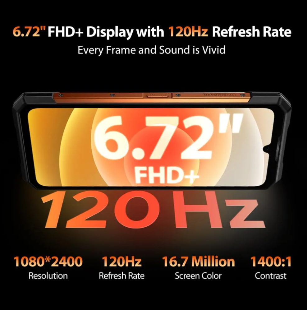 DOOGEE S200 VIP 5G Rugged Phone | 48GB+256GB | 10100mAh | 100MP | Android 16 | IP69K