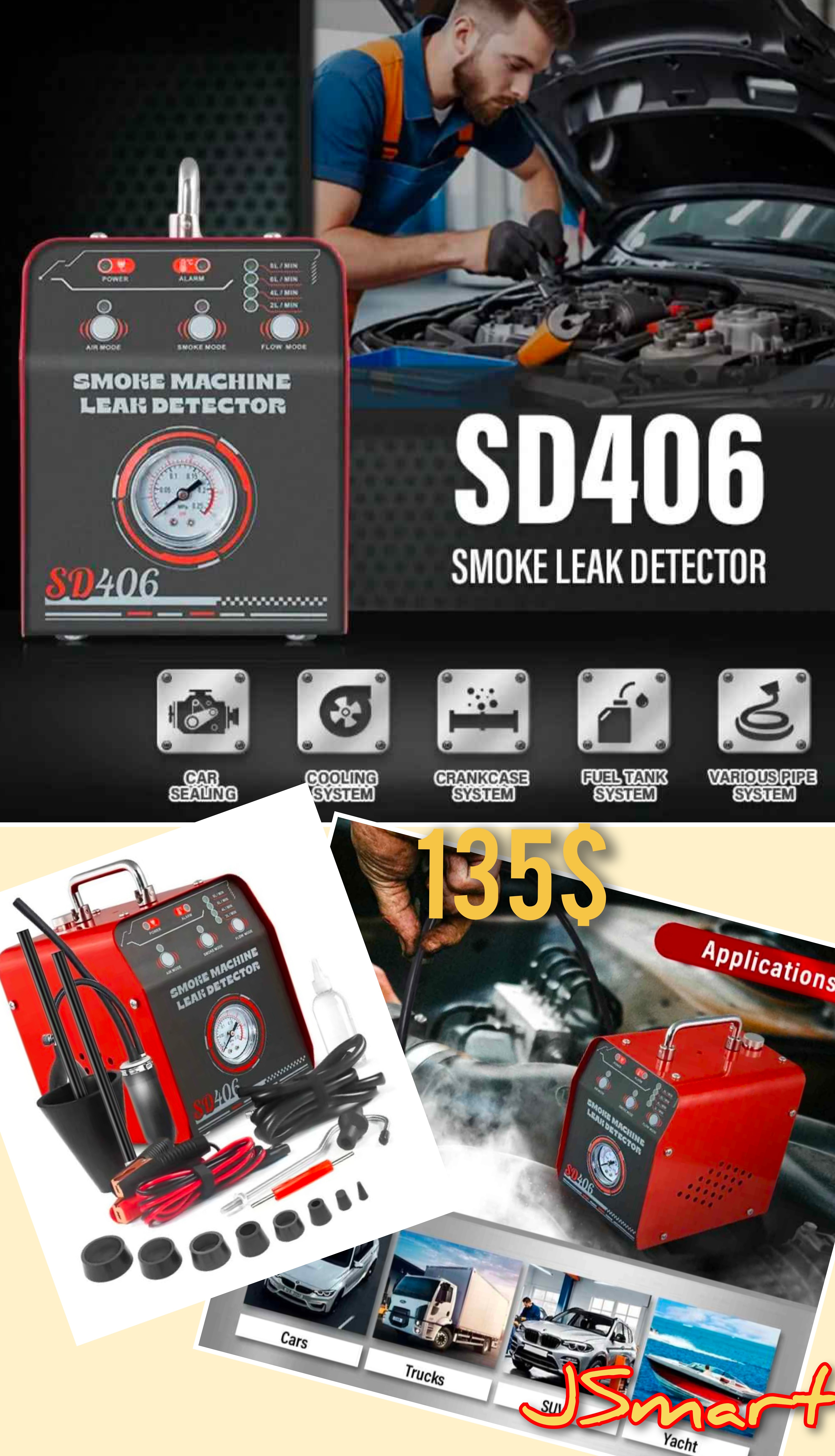 SD406 Smoke Leak Detector