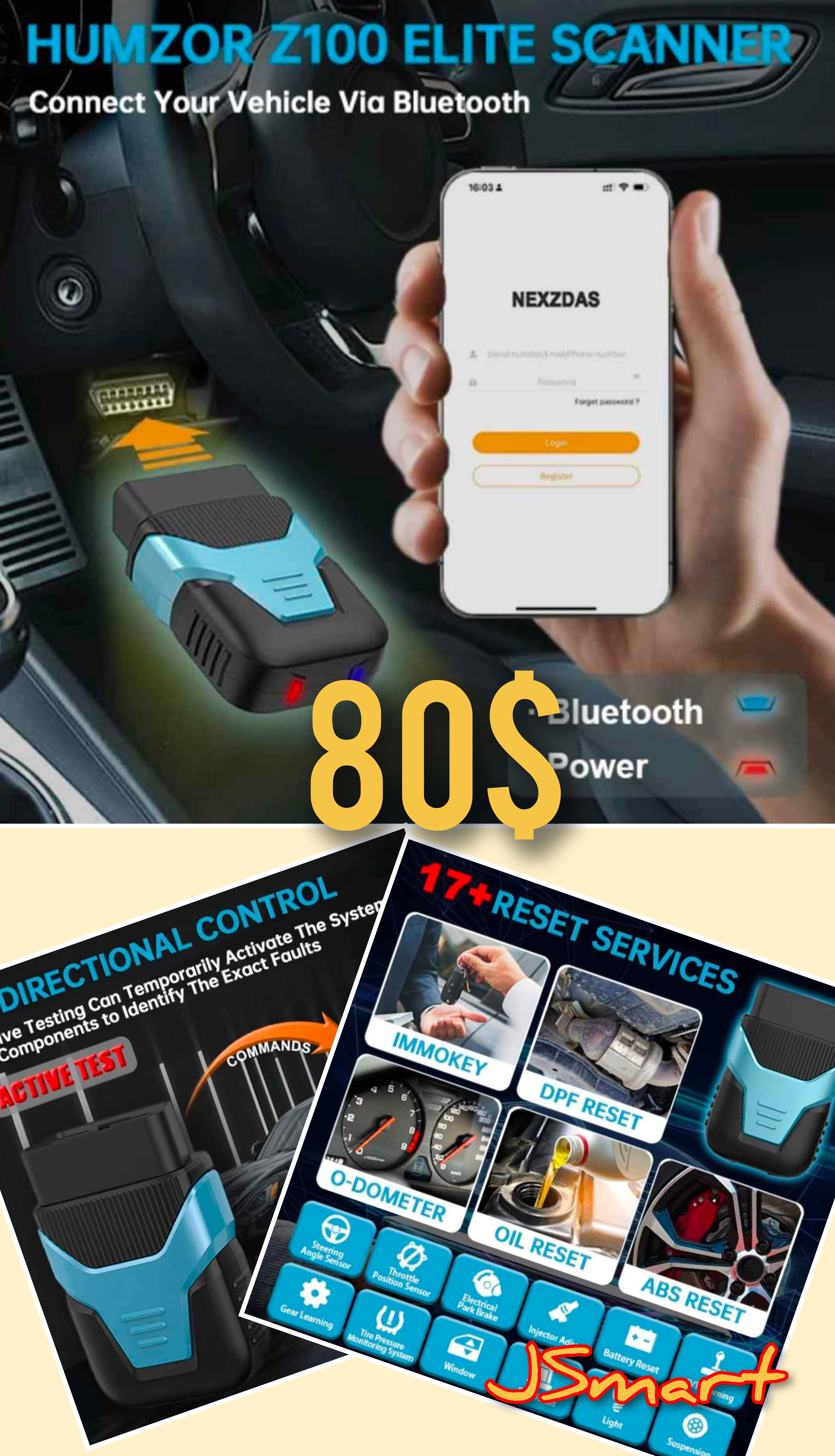 Humzor Z100 Elite Scanner