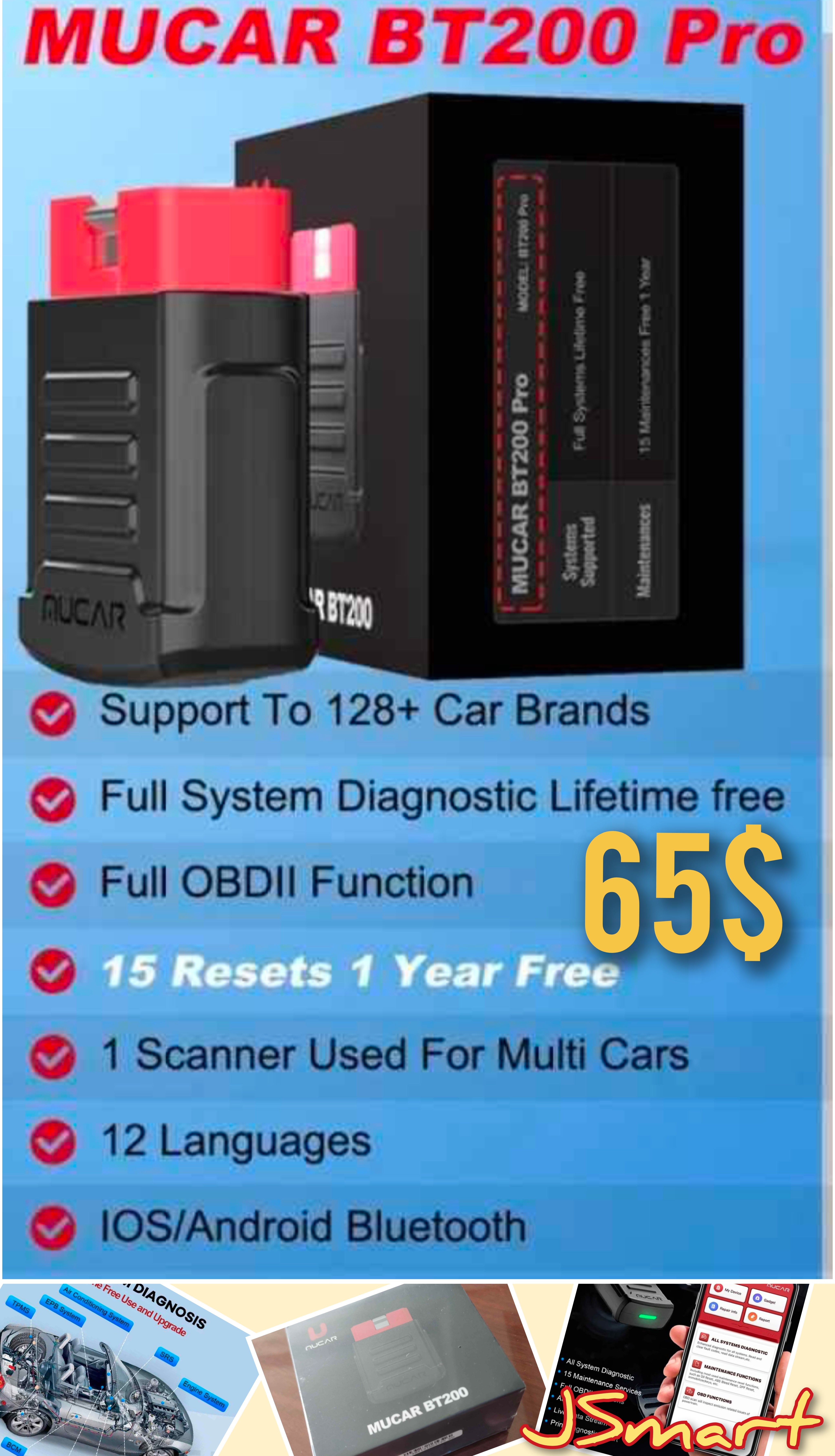 MUCAR BT200 Pro Scanner