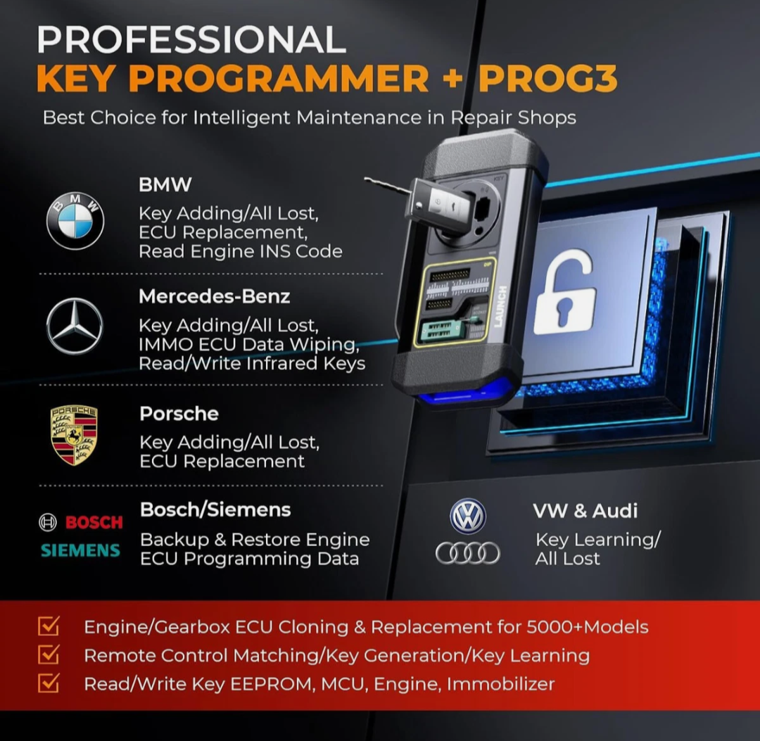 LAUNCH X431 IMMO PLUS 2026 – Key Programming + Full System Diagnostic Tool