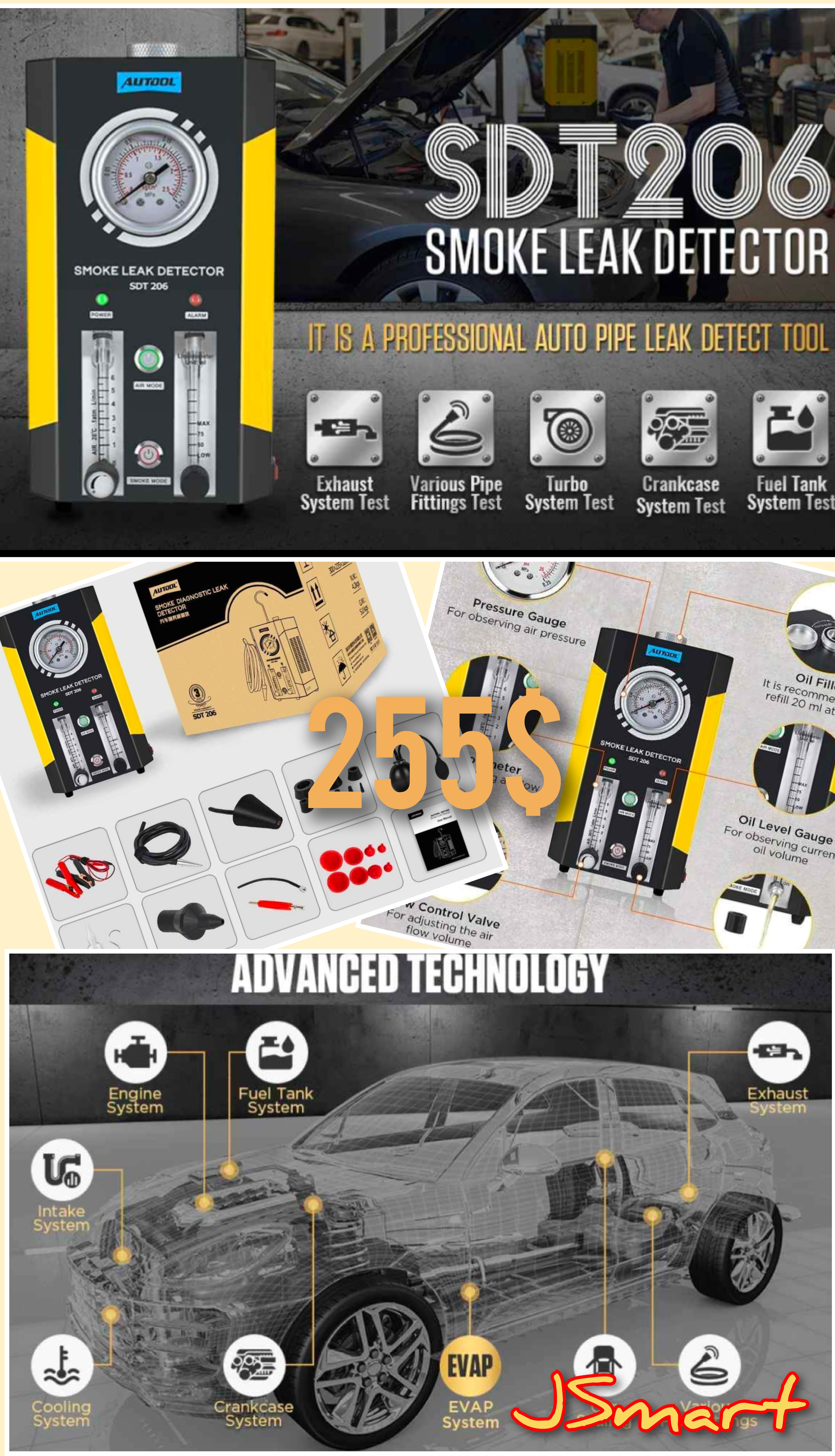 SDT206 Smoke Leak Detector