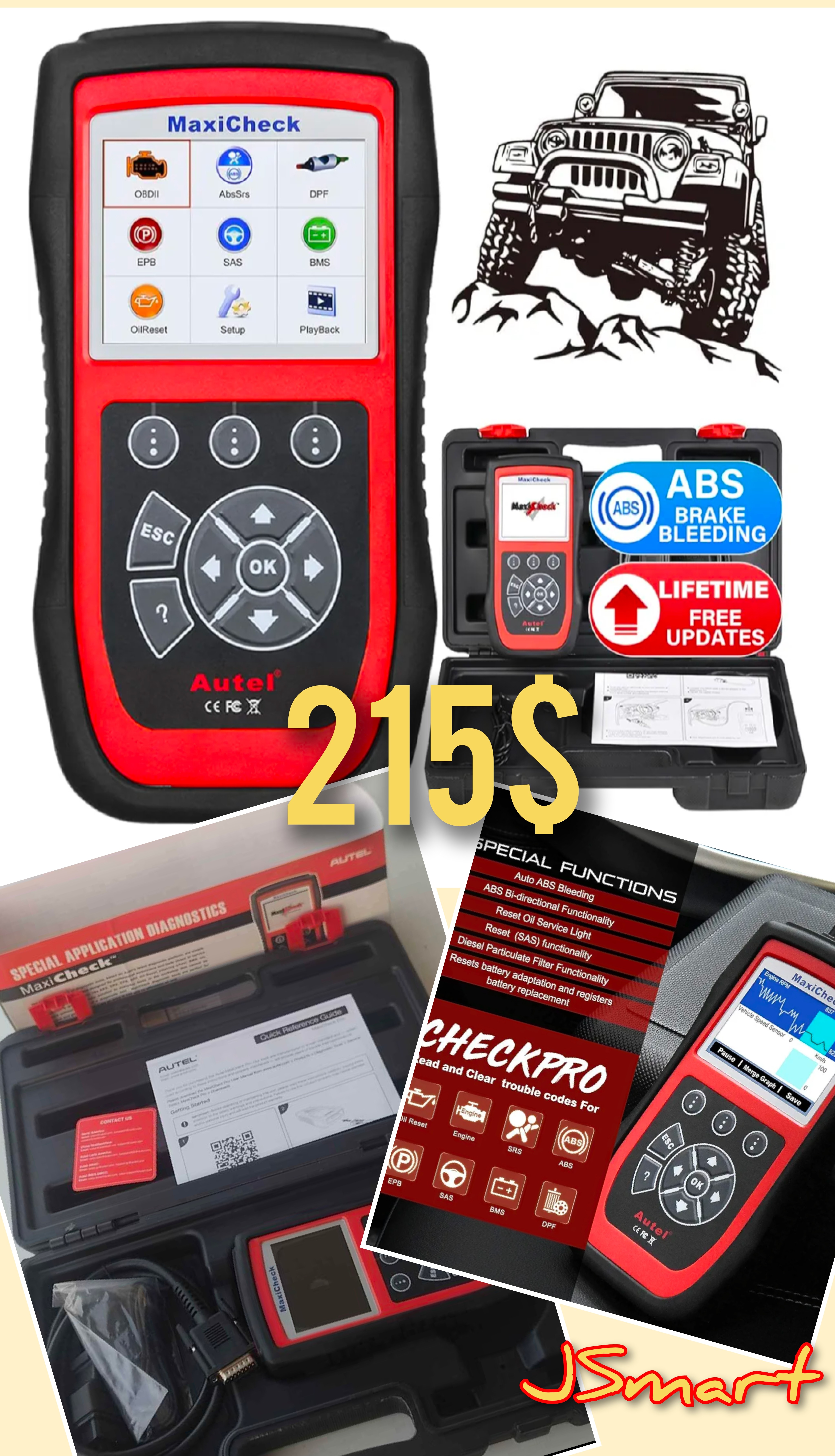Autel MaxiCheck Pro Diagnostic Tool