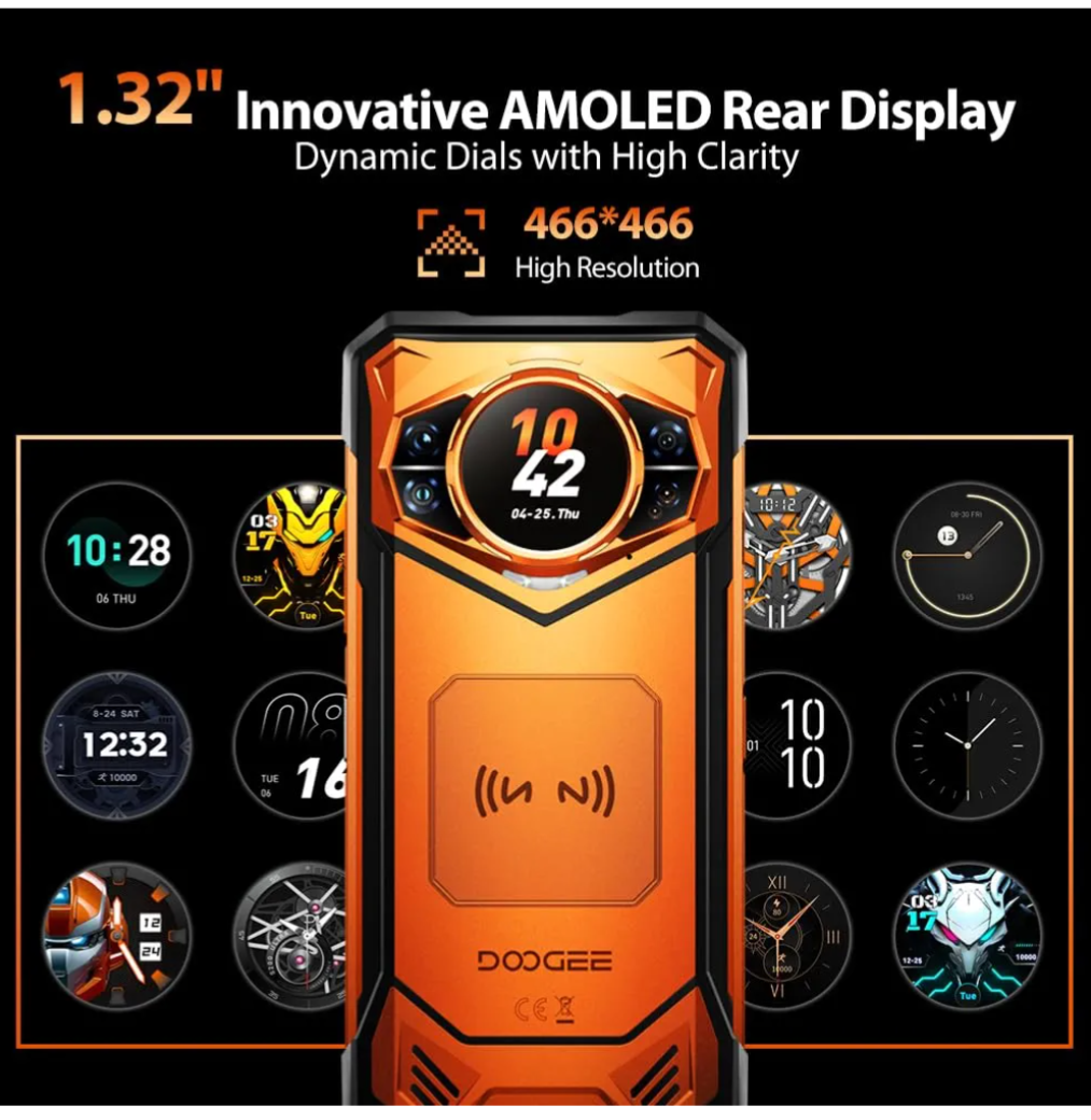 DOOGEE S200 VIP 5G Rugged Phone | 48GB+256GB | 10100mAh | 100MP | Android 16 | IP69K