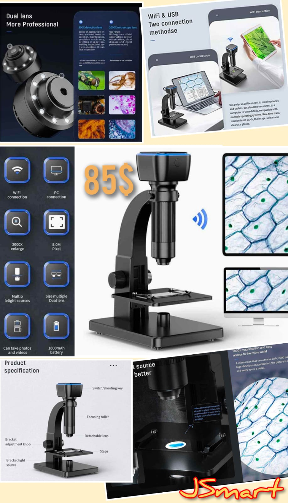 Digital Wireless Microscope