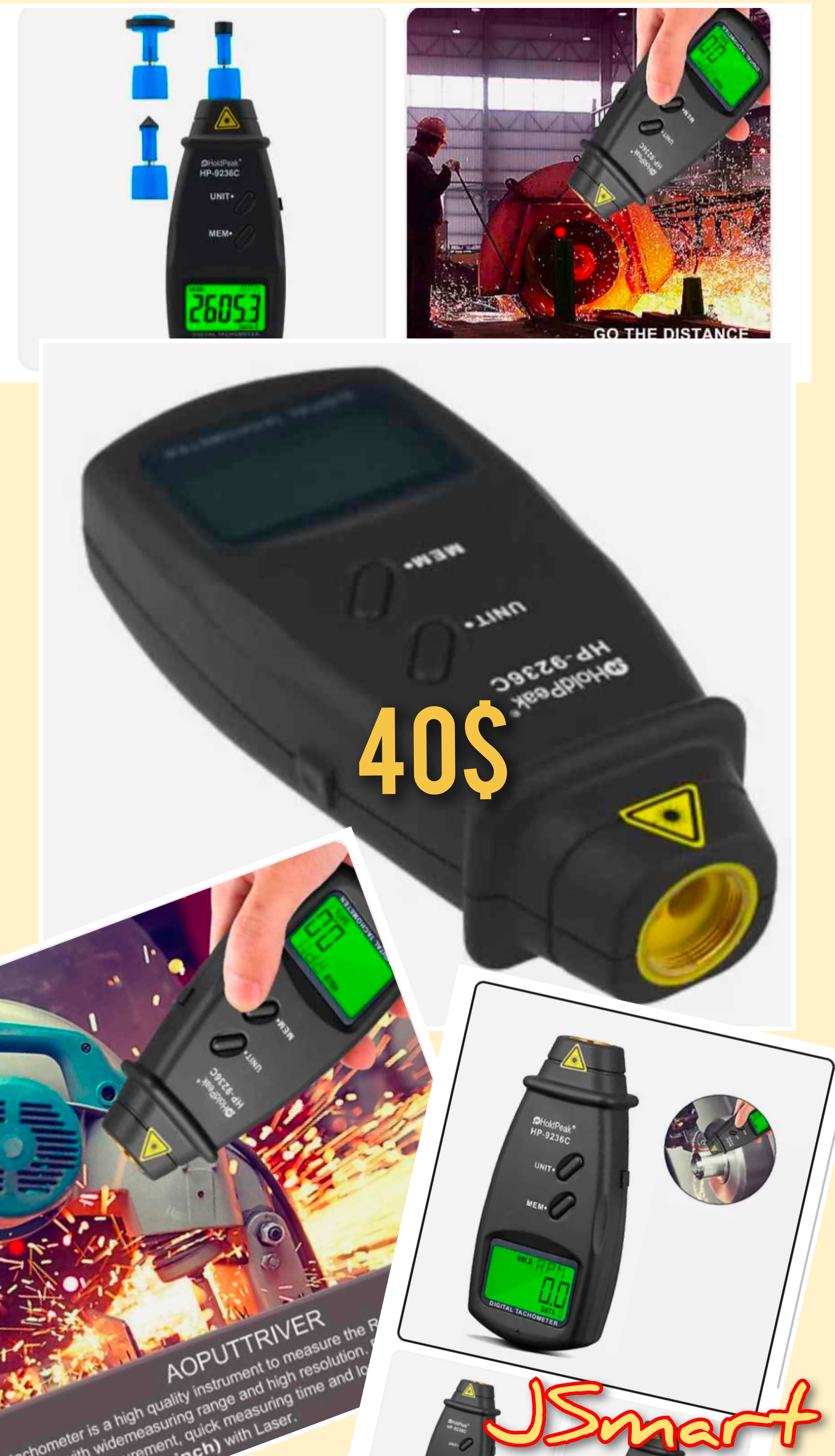 Digital Laser Tachometer