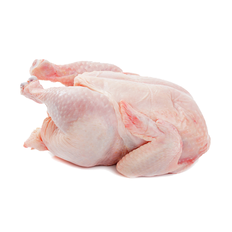 Pollo entero de granja