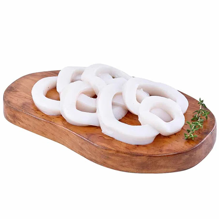 Aros de calamar congelados