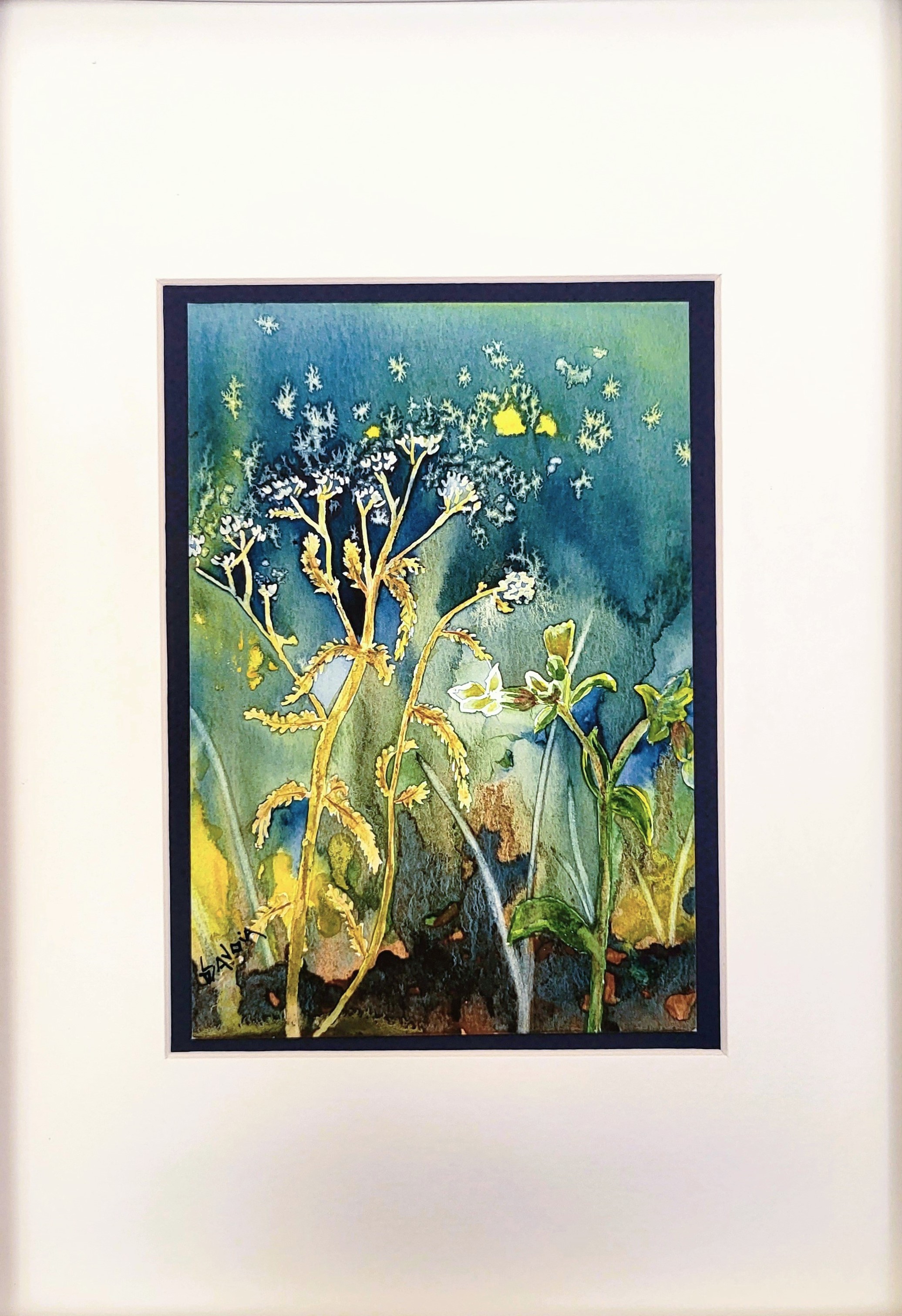 SOUS LA DANSE DES ETOILES sans cadre avec passe-partout