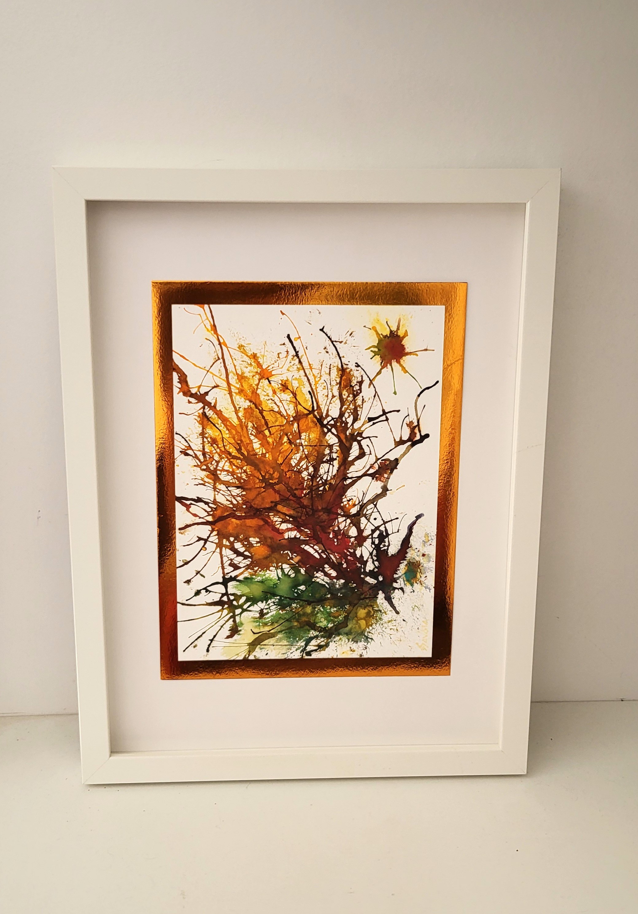 ECLOSION SAUVAGE avec cadre et passe-partout