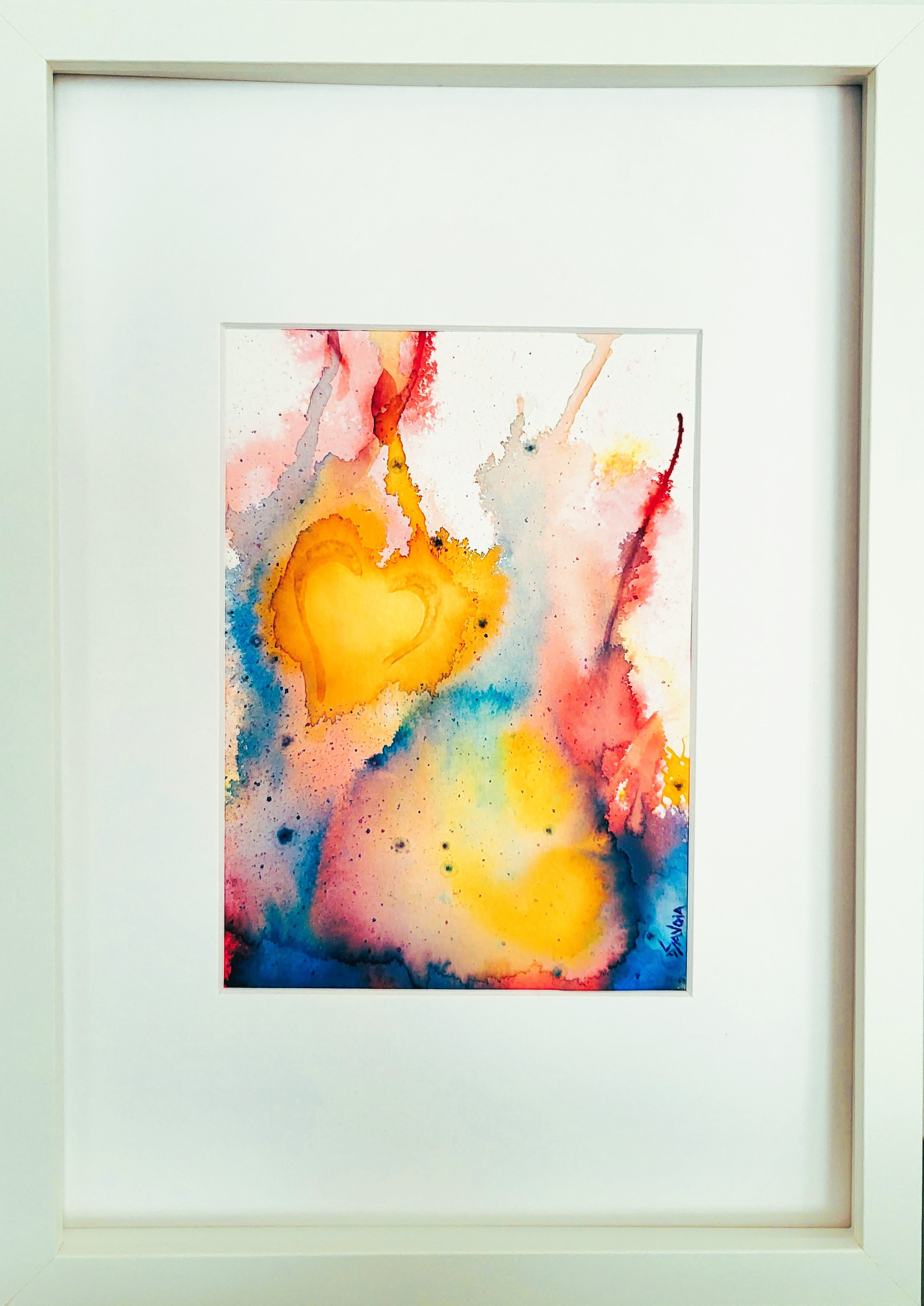 DOUCE ECLOSION avec cadre et passe-partout