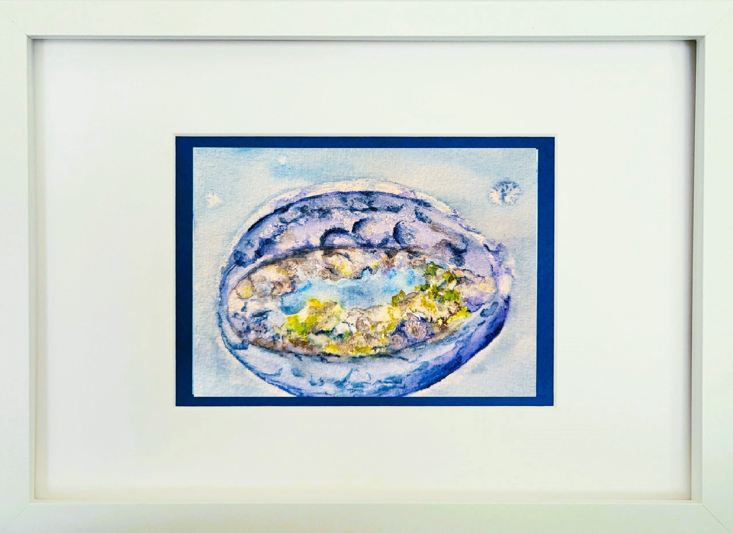 ECLOSION MARINE avec cadre et passe-partout