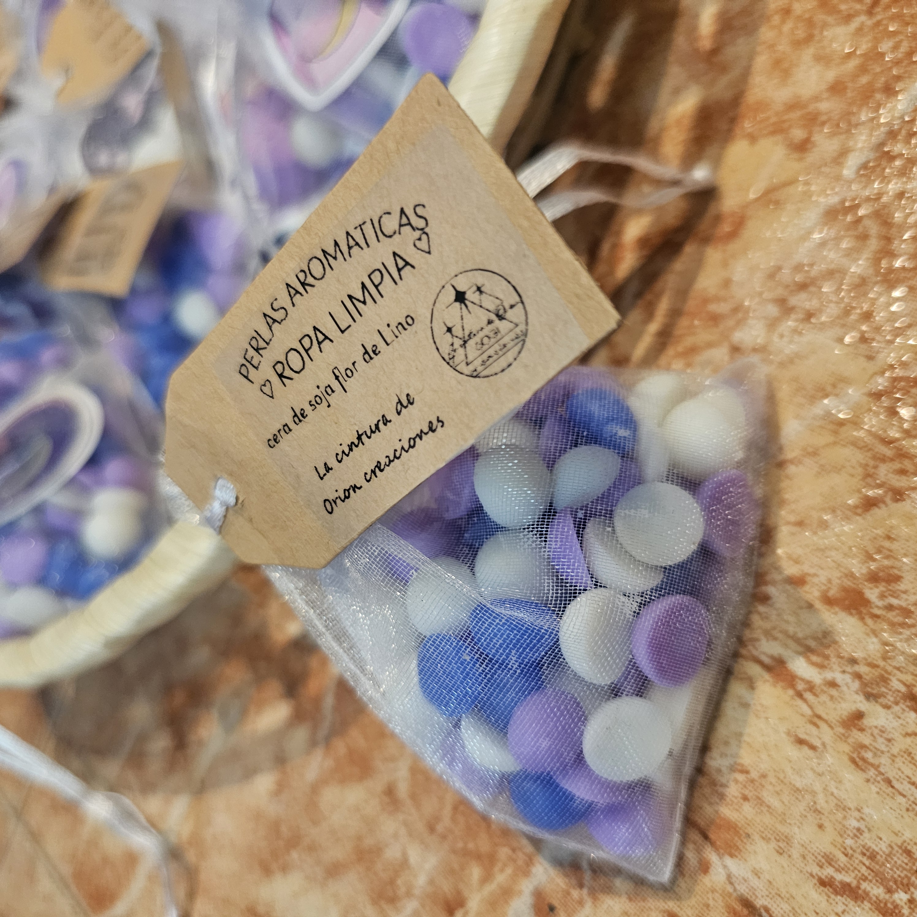 bolsitas de PERLAS DE LINO